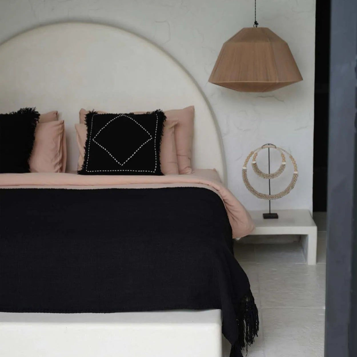 The Gypsy Bed Throw - Black