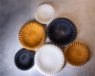 White Lehroya Bowl, Honed Polish Marble