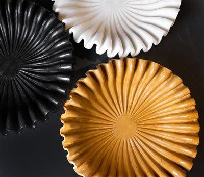 White Lehroya Bowl, Honed Polish Marble
