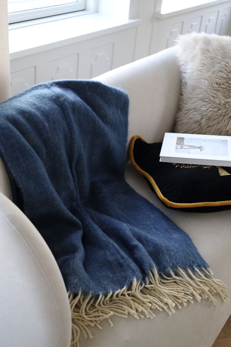 Throw of Mohair Double Face, New Zealand Sheepskin