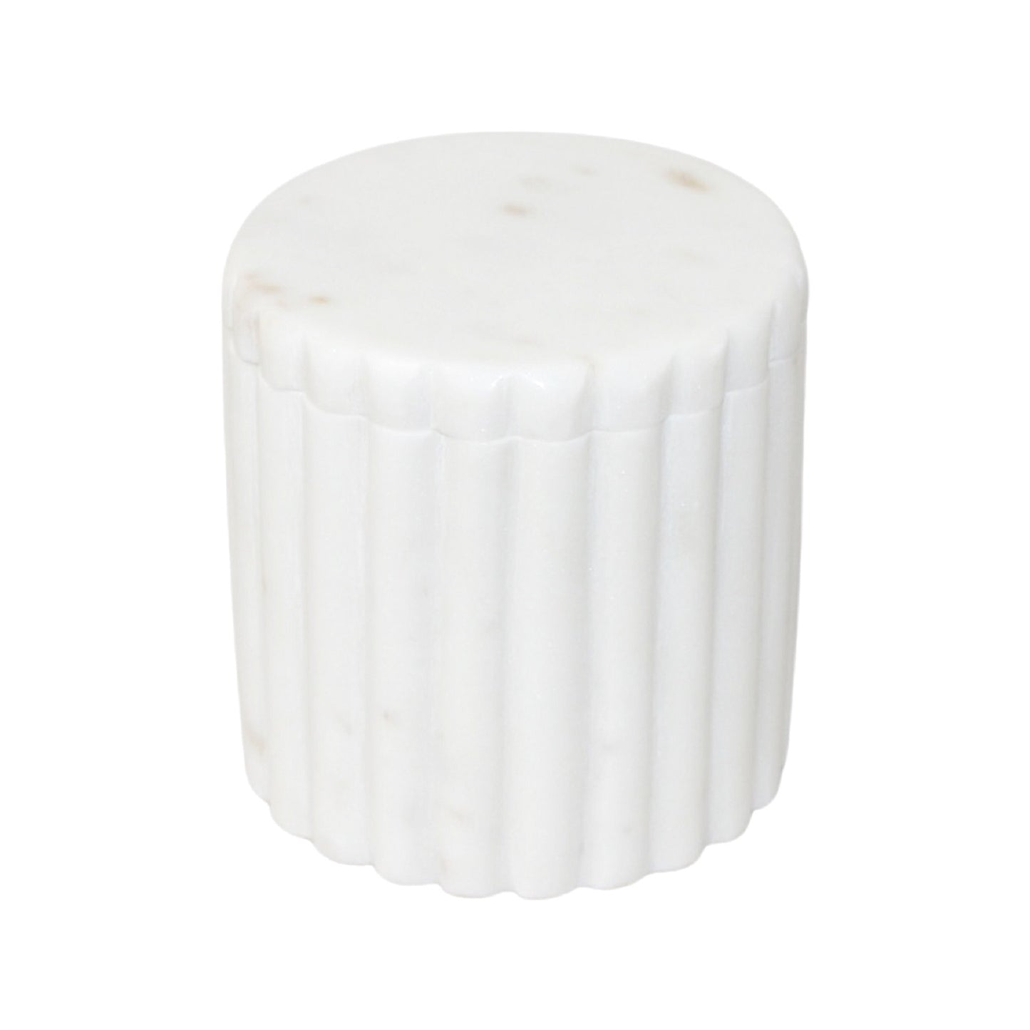 Marble Canister with Grooving