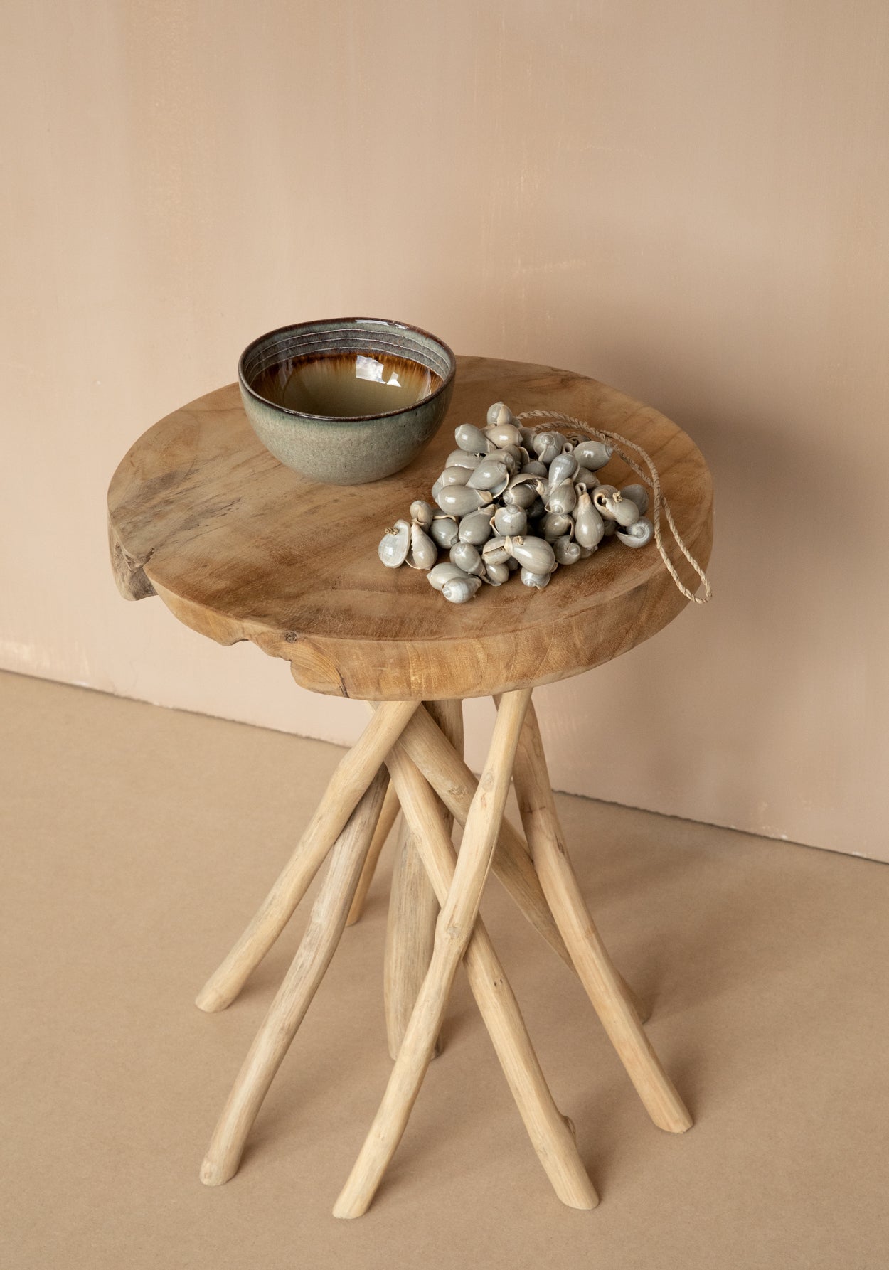 The Grey Shell Tassel, Handmade in Bali