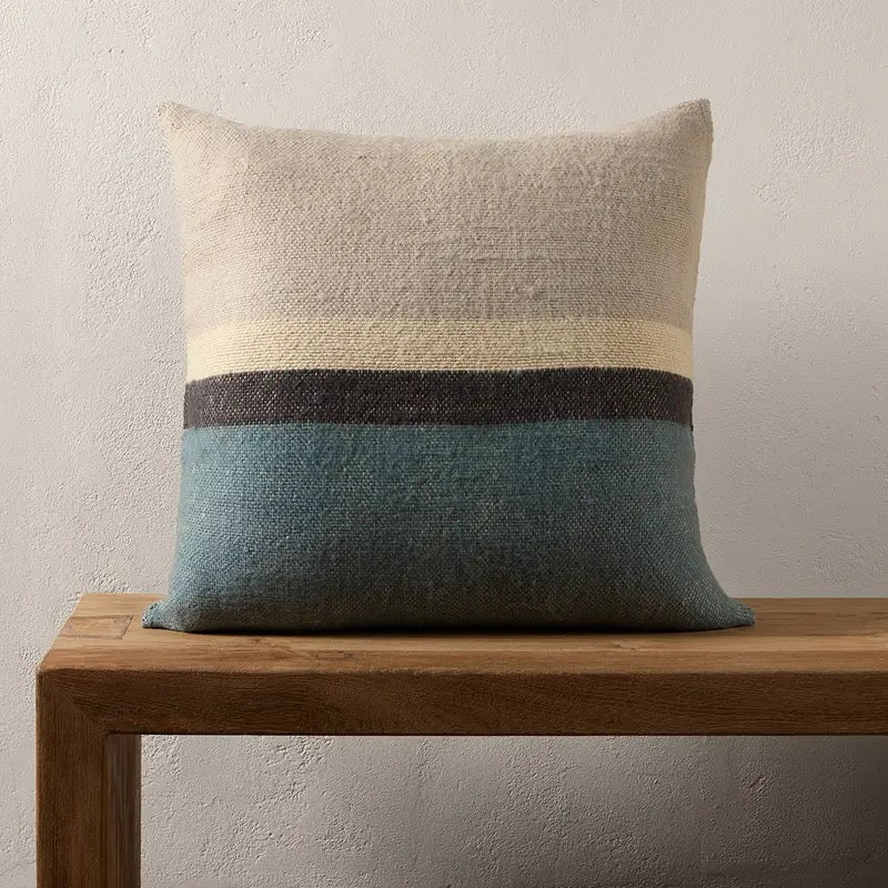 Belinda 26" Pillow, 100% Wool