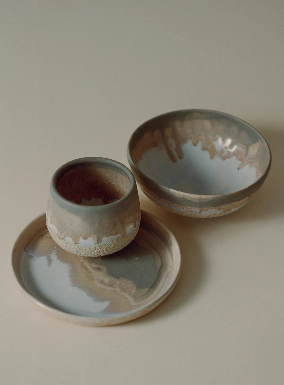 Earth Plate Set, Handmade USA