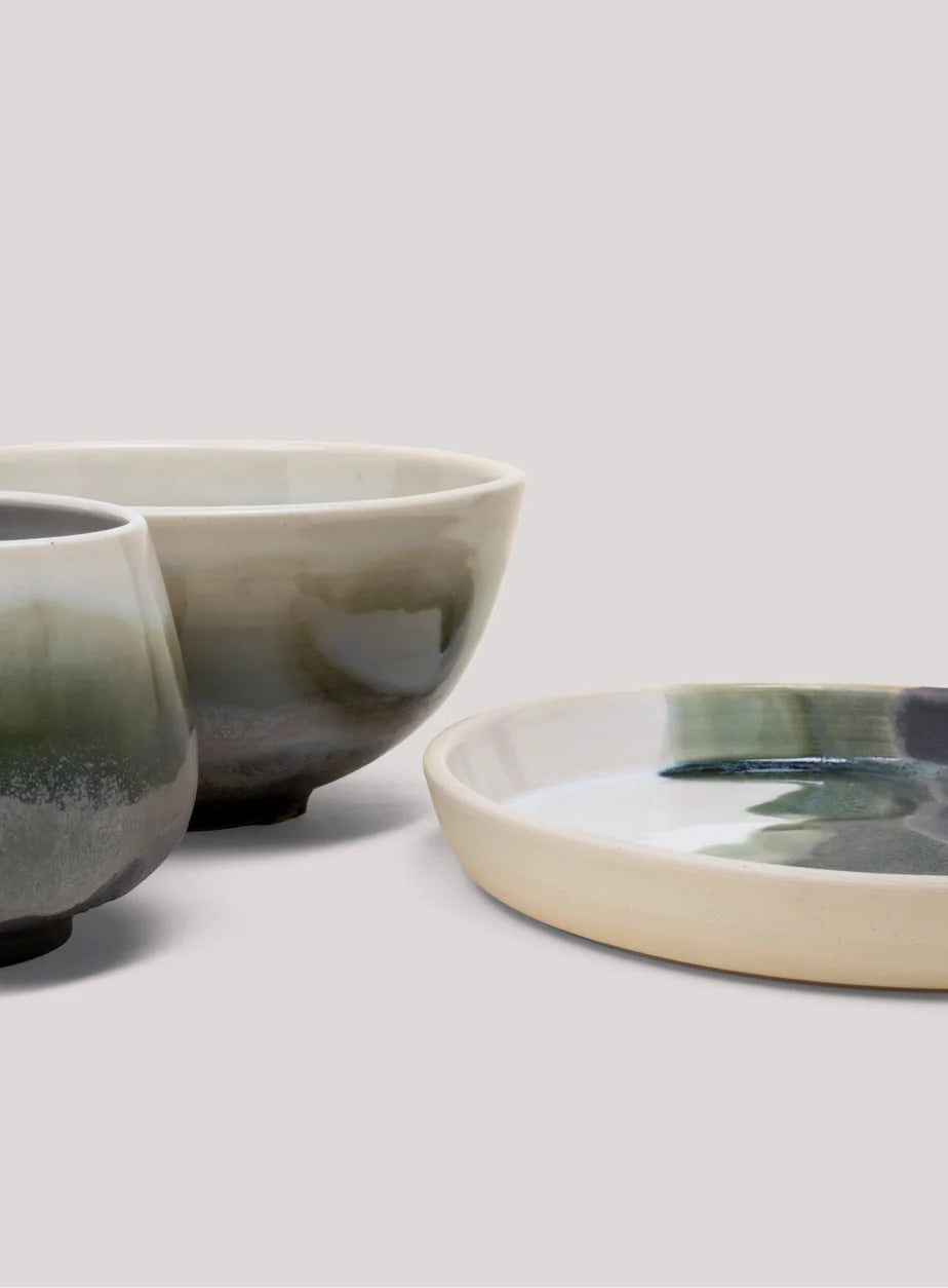 Earth Plate Set, Handmade USA