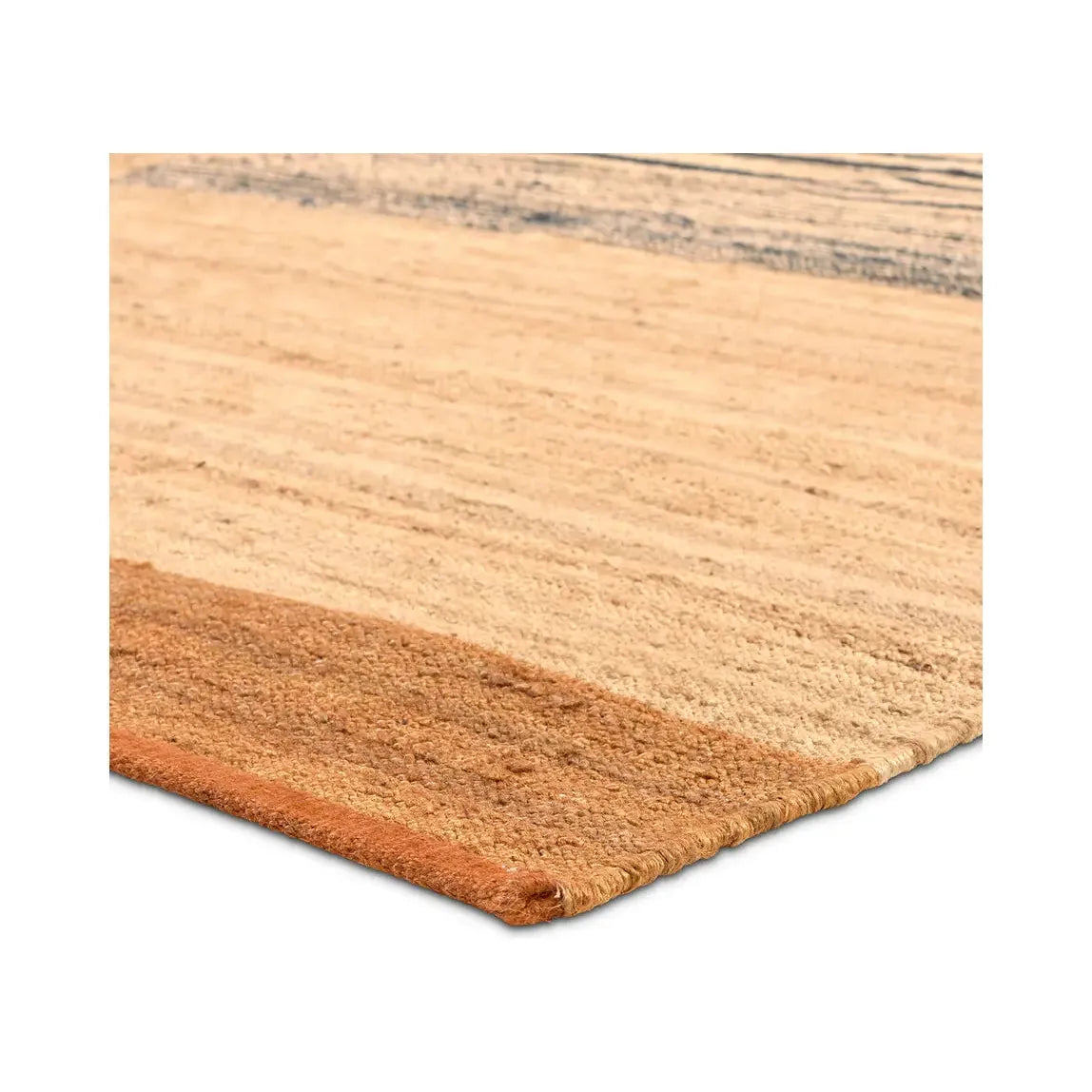 Jute Rug, Okapi - Black / Natural
