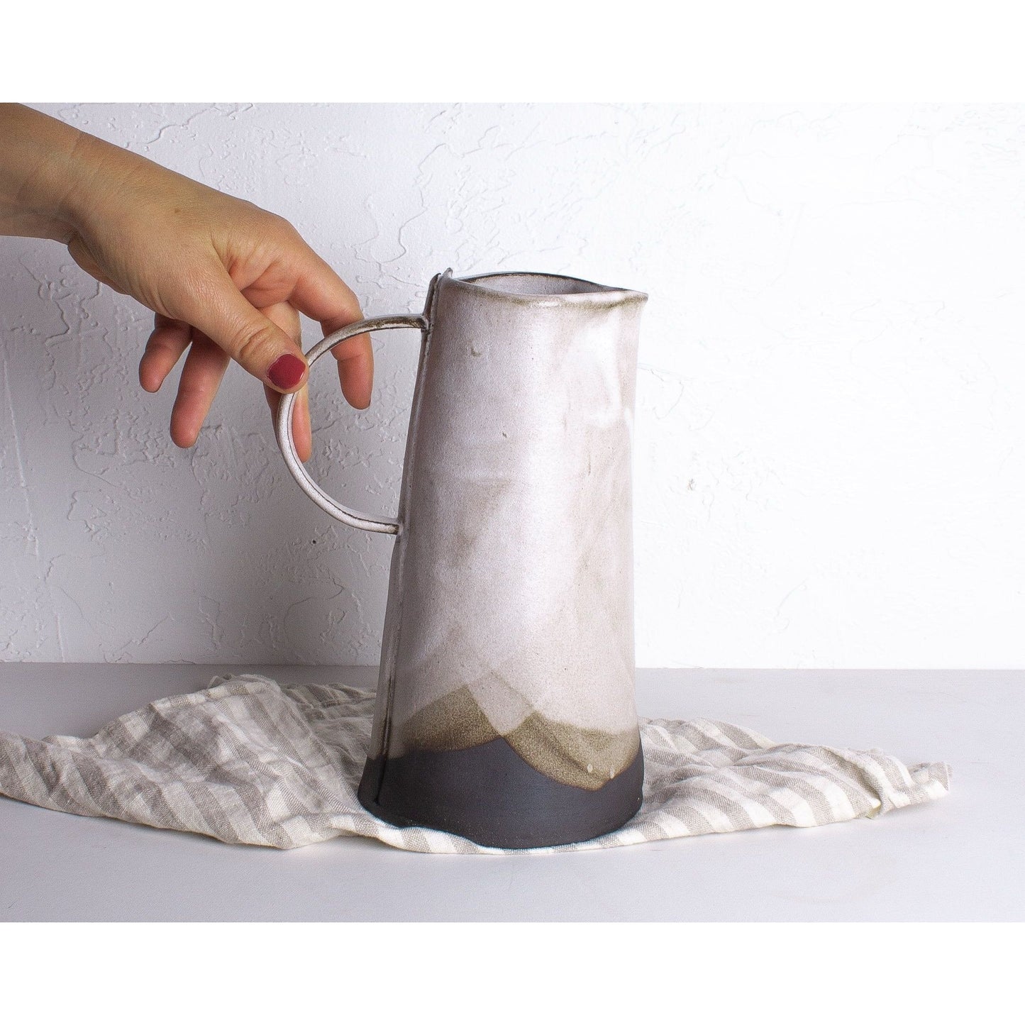 Rustic Pour Over Pitcher, Handmade in USA