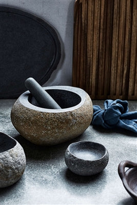 Valley Indonesian River Stone Bowl, Small