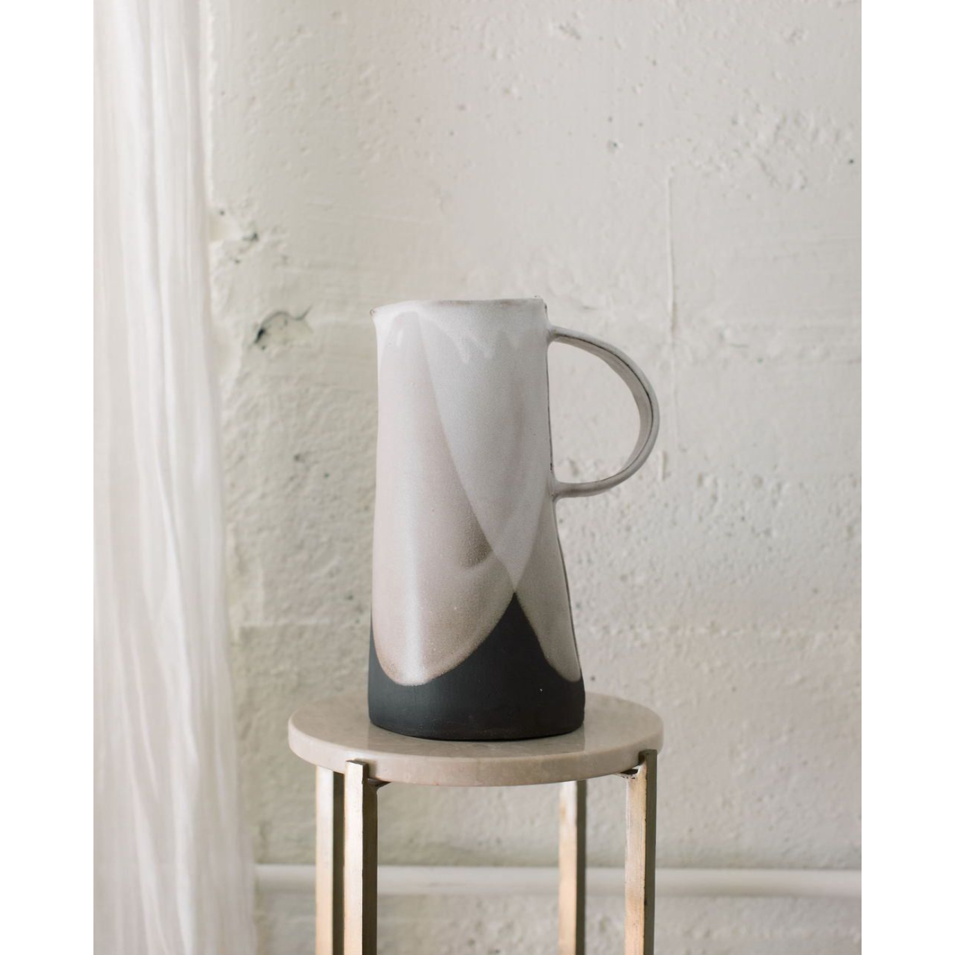 Rustic Pour Over Pitcher, Handmade in USA