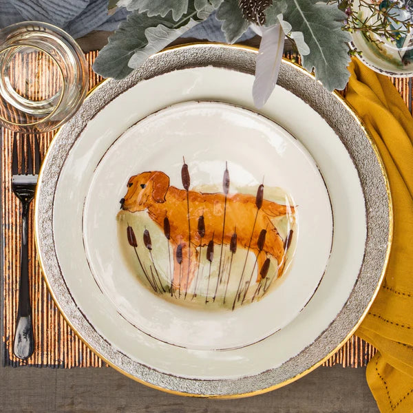 European Wildlife Salad Plate, Handmade Amalfi Coast, Italy