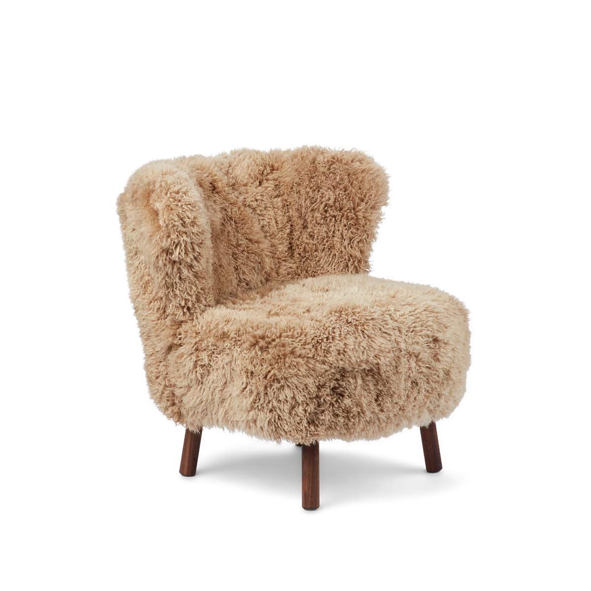 Emil Lounge Chair New Zealand Lambskin Long Wool