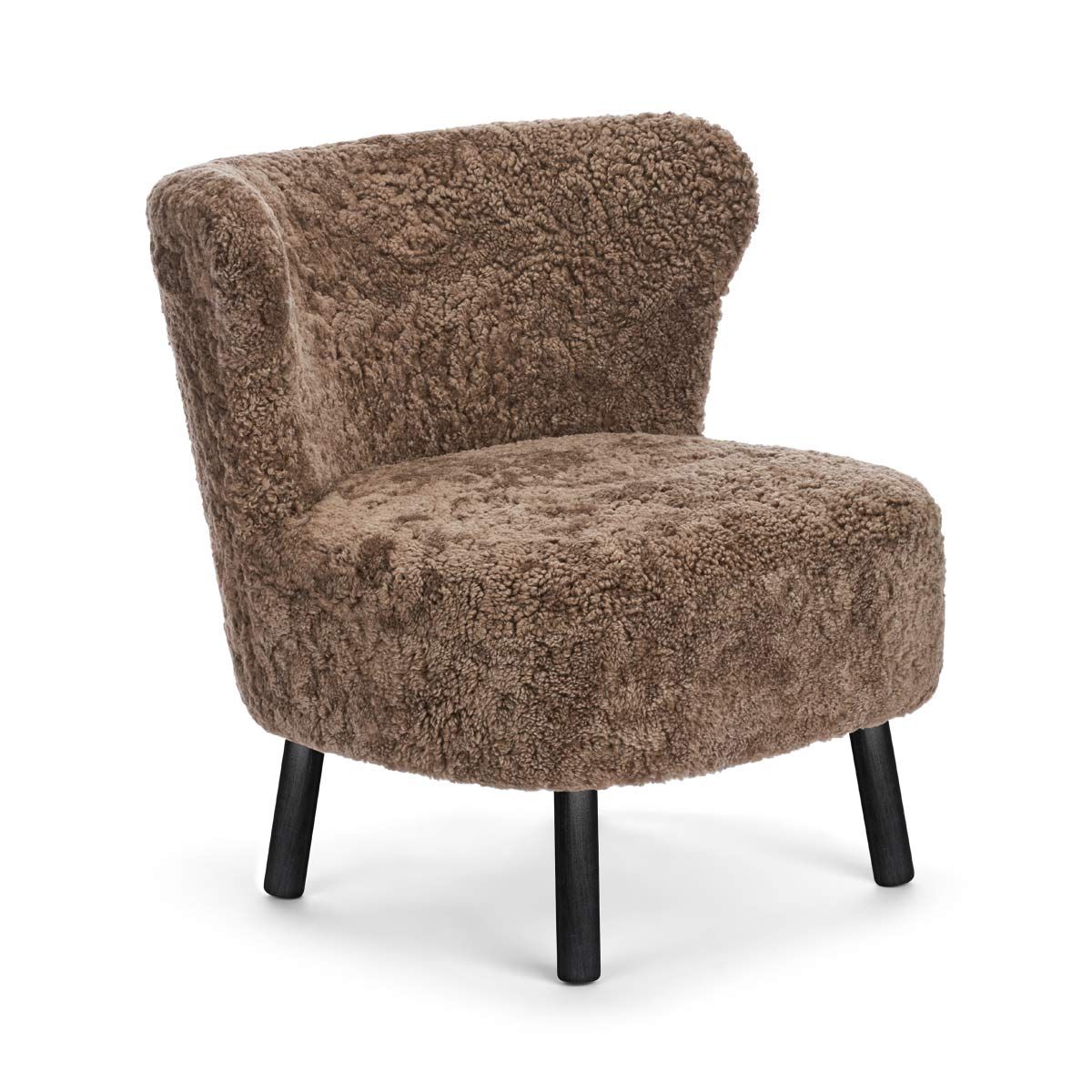 Emil Lounge Chair New Zealand Lambskin Short Wool