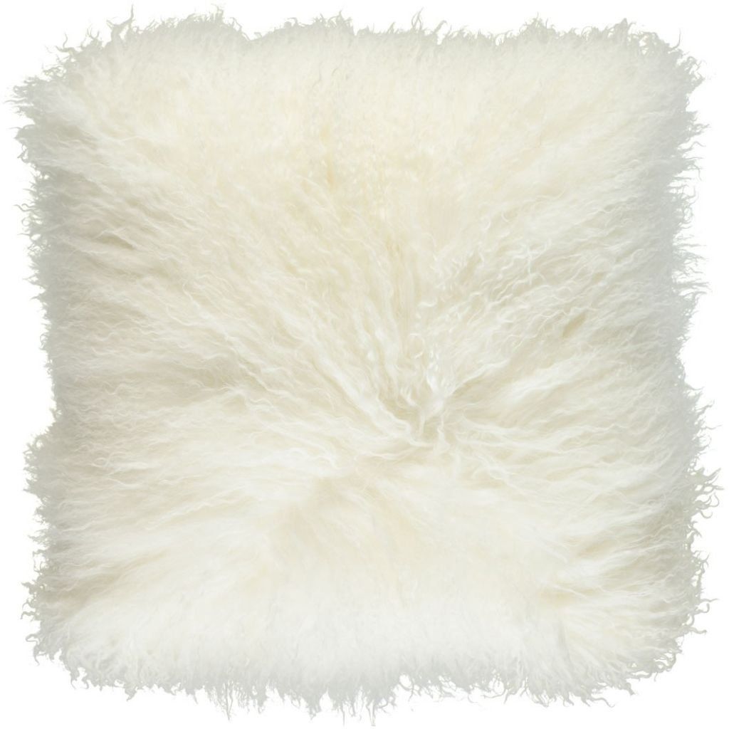 Tibetan Sheepskin Pillow Double Sided | 22 x 22 inch