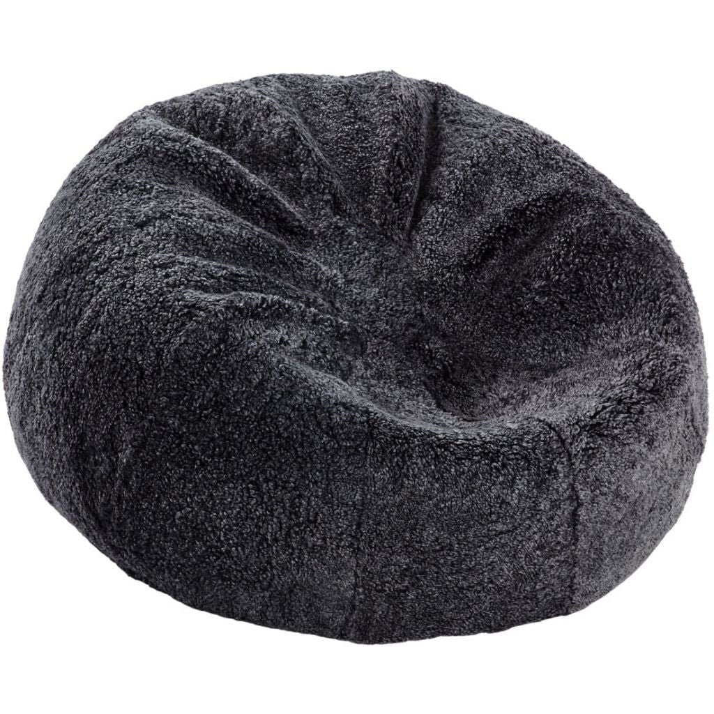 New Zealand Sheepskin Bean Bag Short Wool 28" Handmade in Denmark