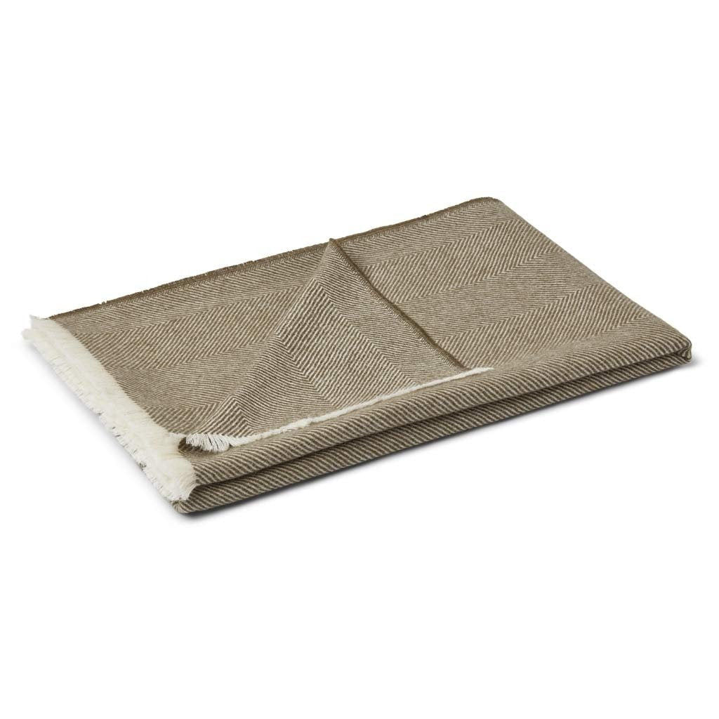 Sidsley Throw 100% Alpaca Wool Herringbone, Handmade Andes Mountains of Peru