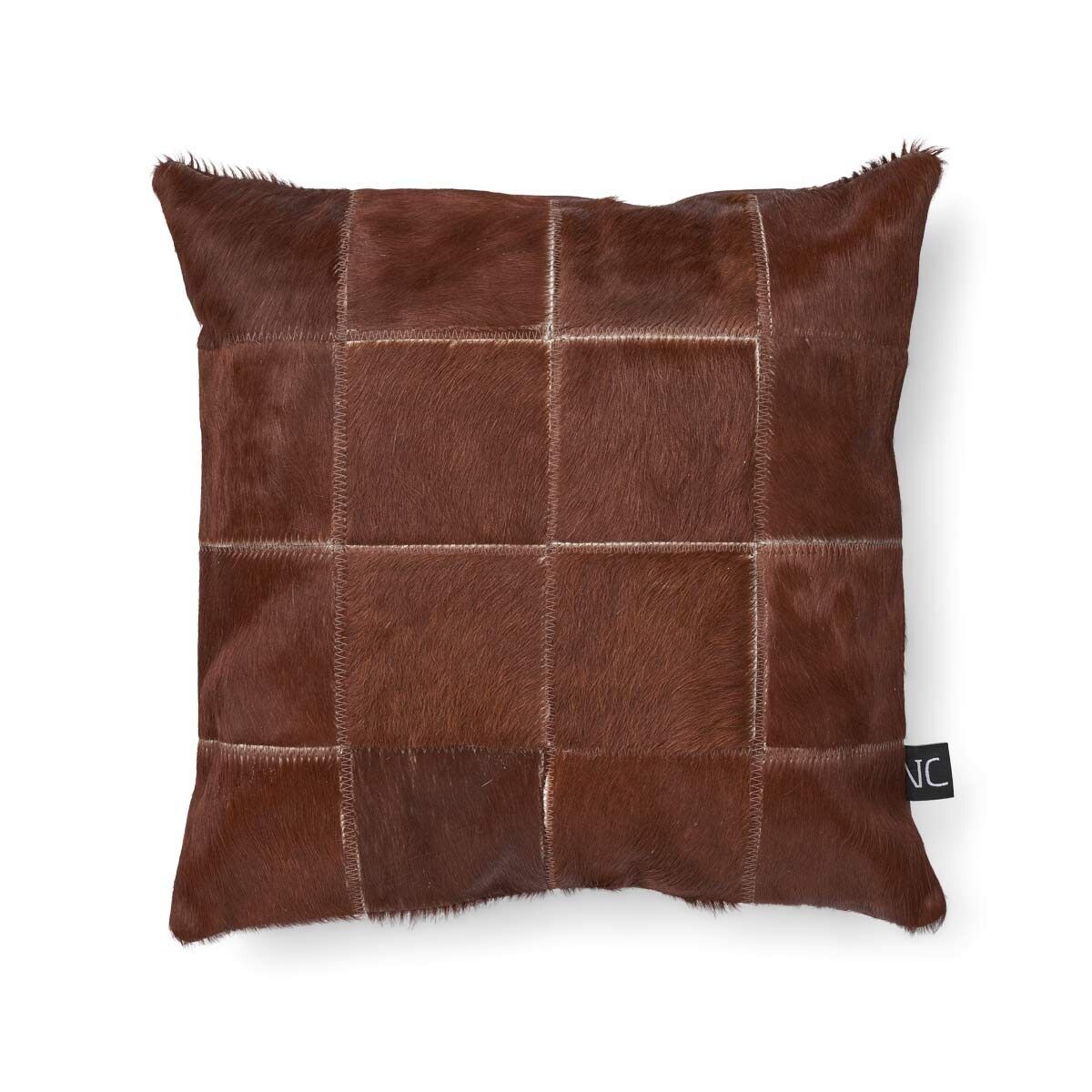 Brazilian Cow Hide Cushion  16x16"