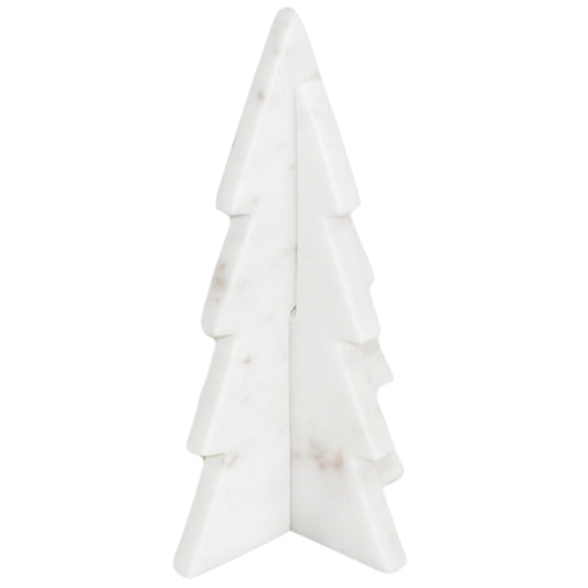 White Marble Christmas Tree, Med