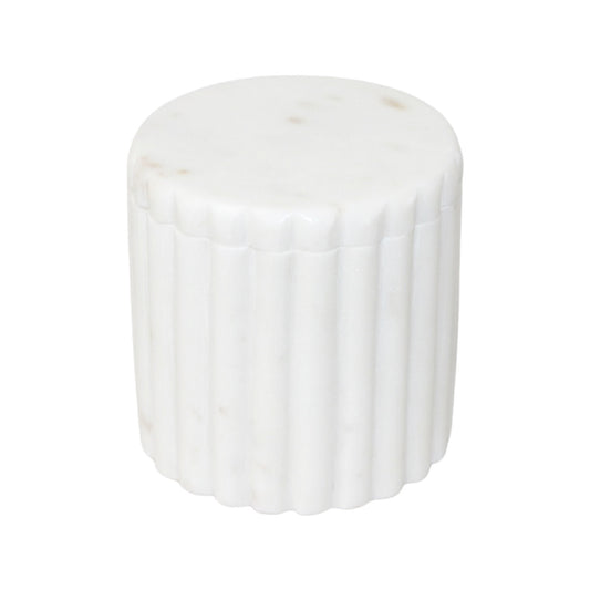 Marble Canister with Grooving