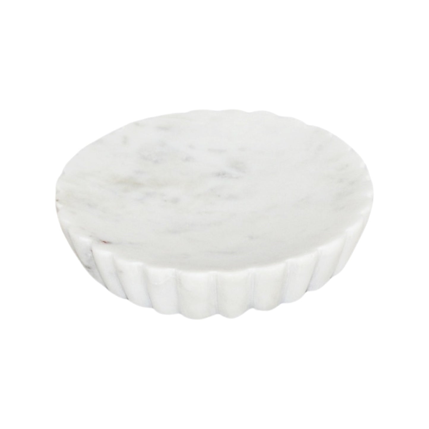 Marble Soap Dish, with Grooving