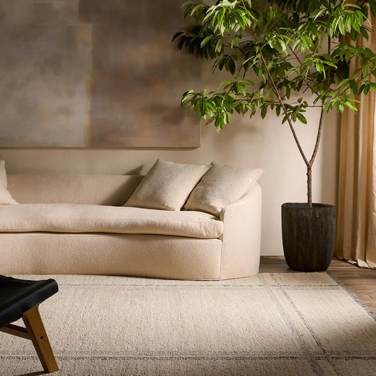 Hadi Hand Knotted 100% Wool Rug, Artisan made in India