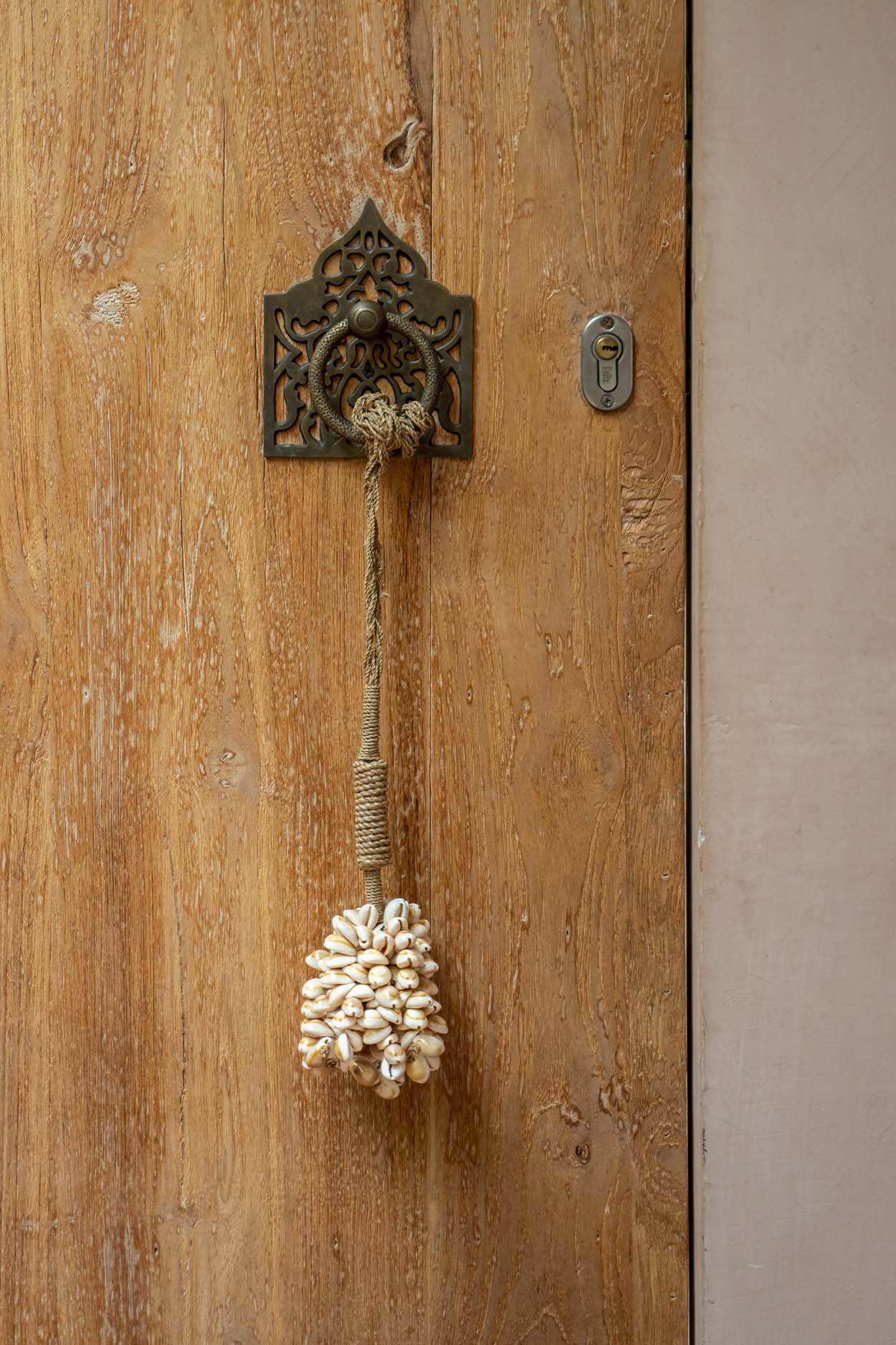 The Vanilla Shell Tassel, Handmade in Bali