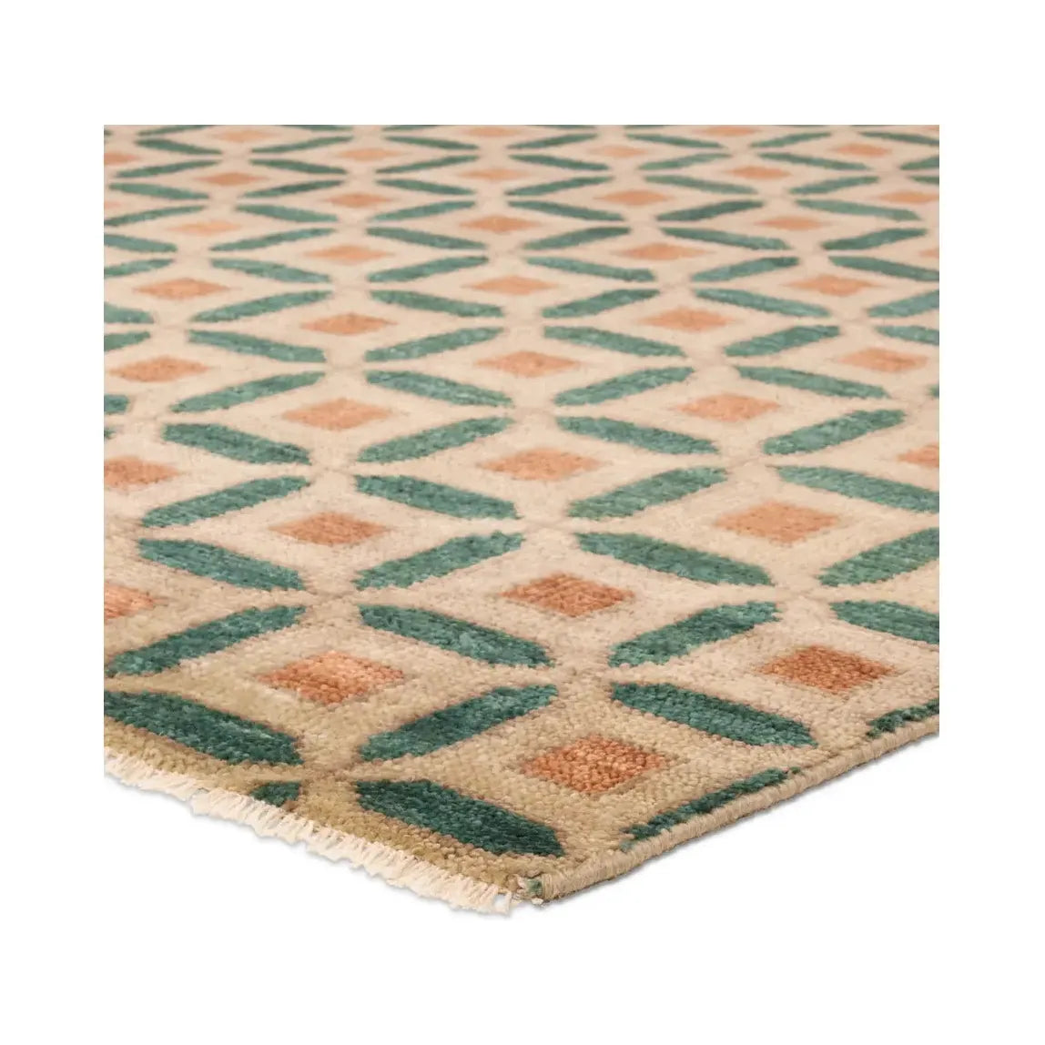 MOROCCAN RUG CERA - - GREEN