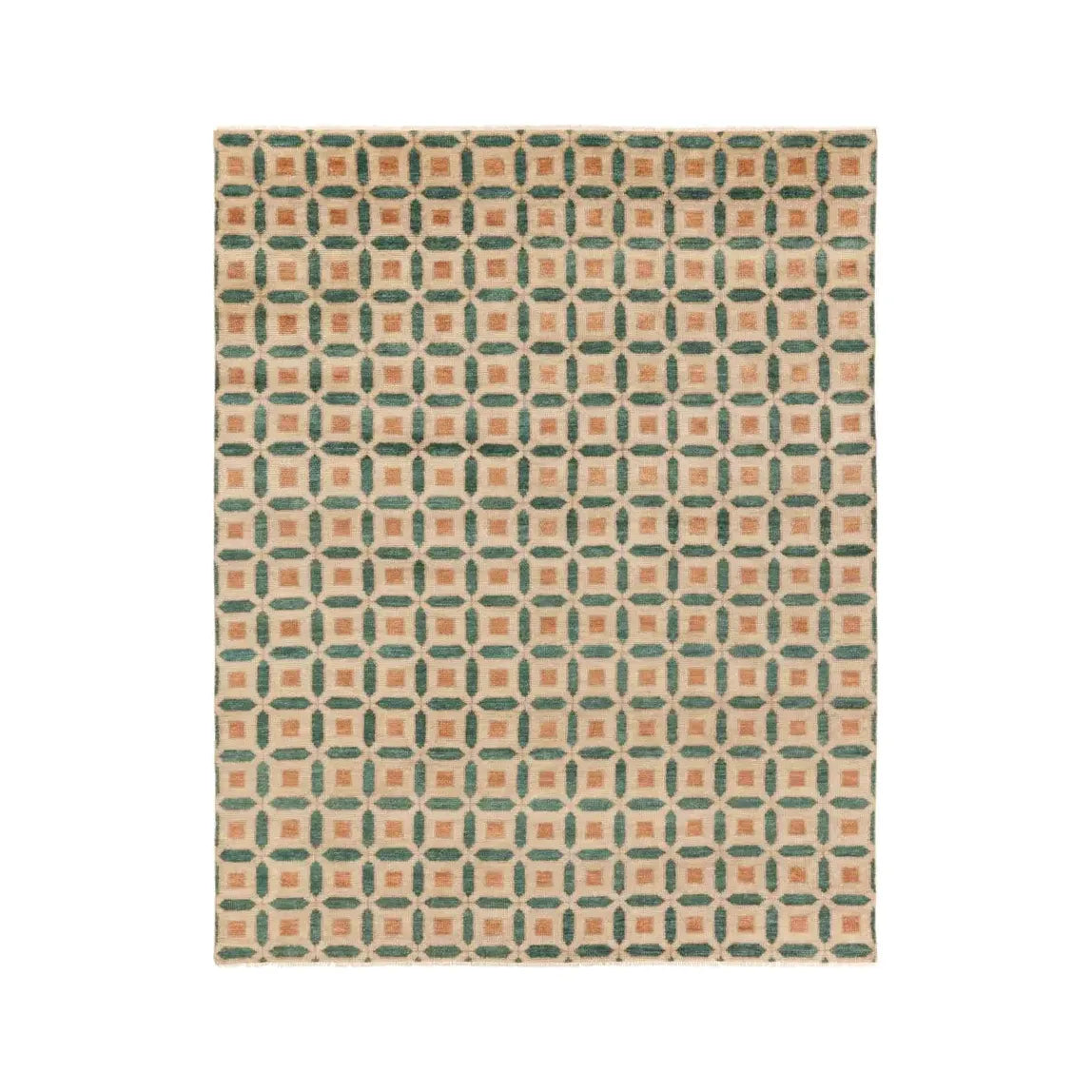 MOROCCAN RUG CERA - - GREEN