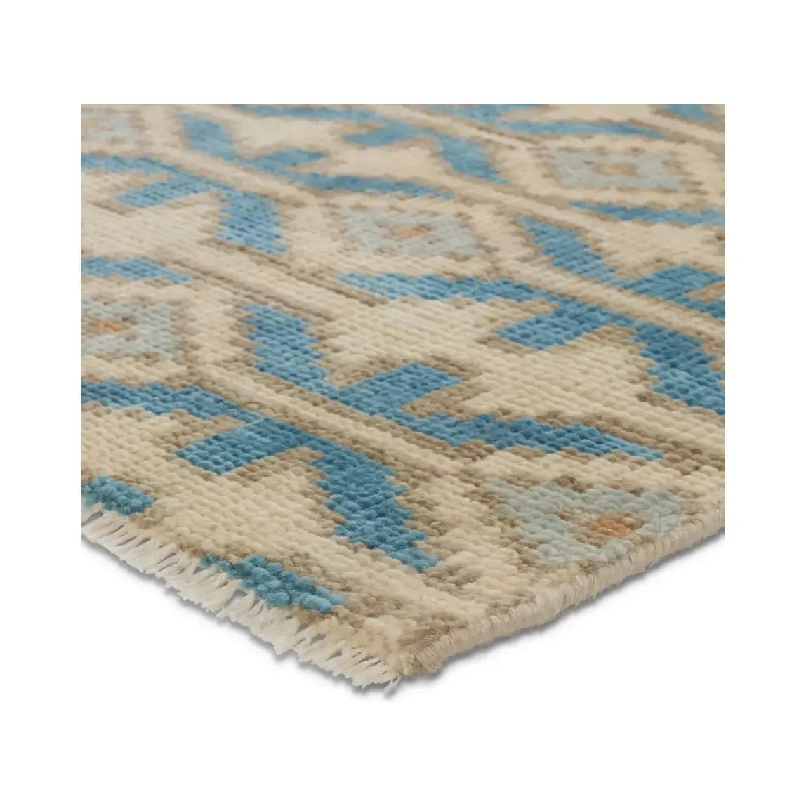 MOROCCAN RUG CERA - - BLUE