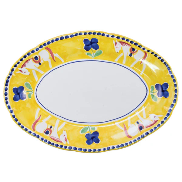 Campagna Oval Platter, Handmade on Amalfi Coast, Italy