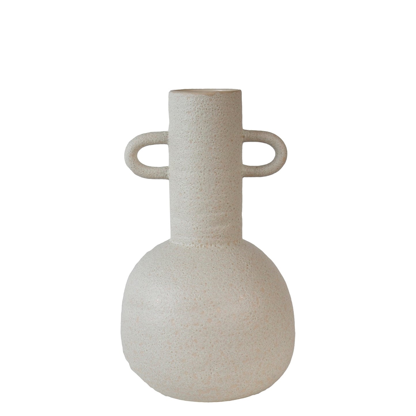 Medium Long Mole vase, White