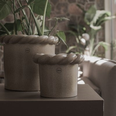 Twine Beige Planter Pot