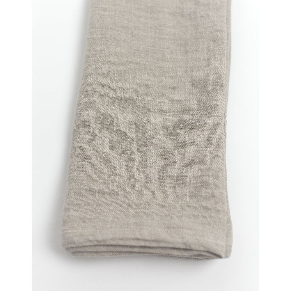 Stonewashed Linen Hemmed Guest Towel, Napkins, Handmade in Kerla, India