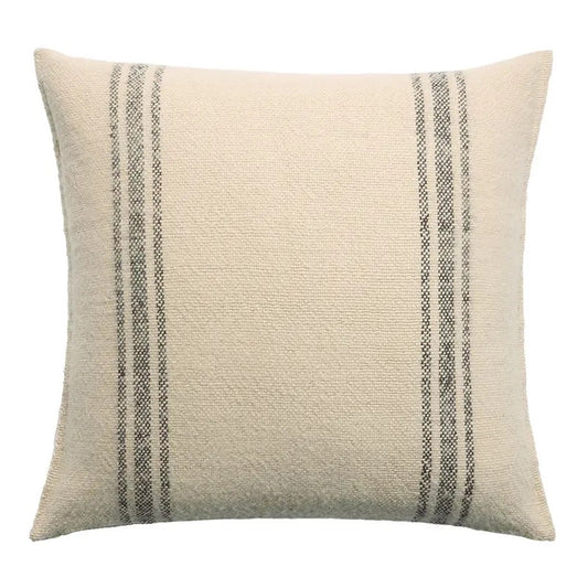 Enitca Pillow, 26 x 26" 100% Wool, Hand Spun in India