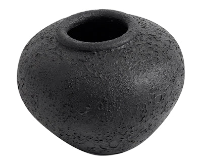 Terracotta Luna Jar, Black