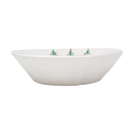 Lastra Holiday Large Shallow serving Bowl, Hand Painted in Tuscany