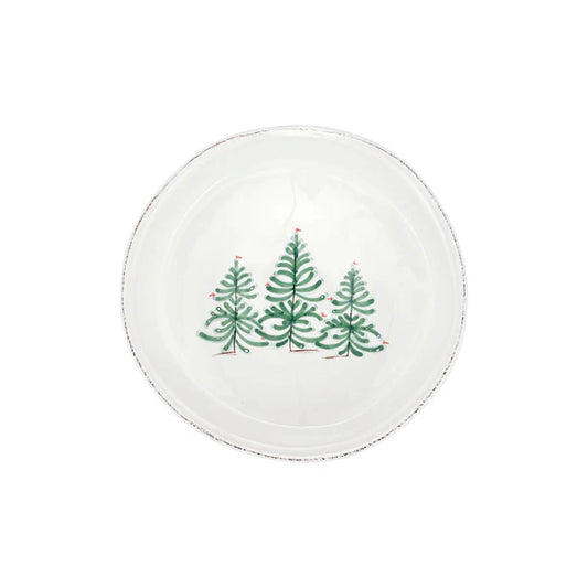 Lastra Holiday Pie Dish  Hand Painted in Tuscany