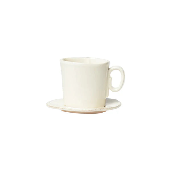 Lastra Espresso Cup & Saucer, Handmade Amalfi Coast, Italy