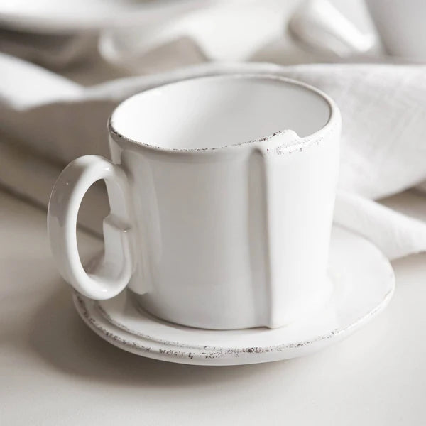 Lastra Espresso Cup & Saucer, Handmade Amalfi Coast, Italy