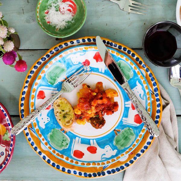 Campagna Salad Plate, Handmade on Amalfi Coast, Italy