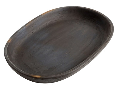 Oval Tray Hazel Brown, Handmade in Denmark