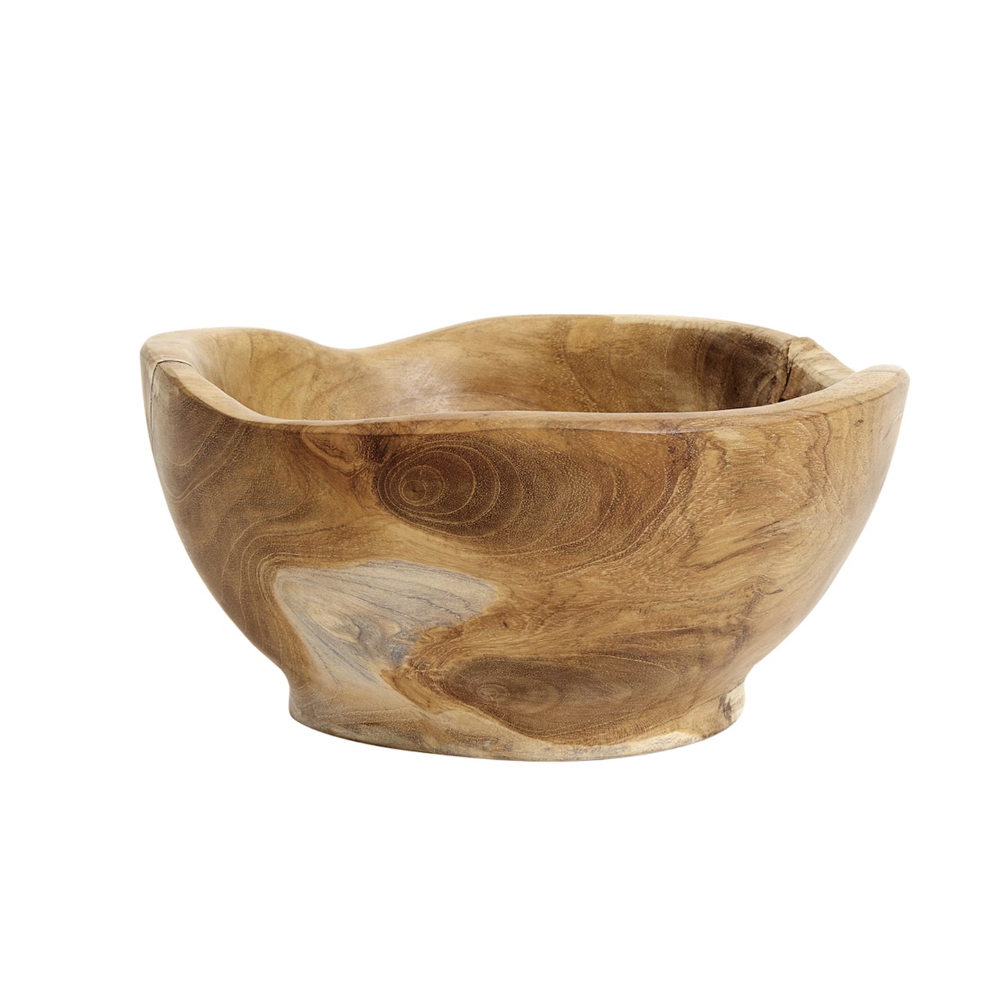 Teak Salad Bowl Nature, Handmade in Denmark