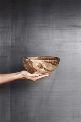 Teak Salad Bowl Nature, Handmade in Denmark