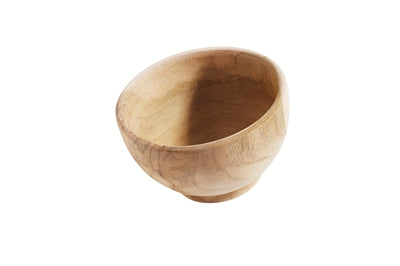 Teak Small Bowl Nature, Handmade in Denmark