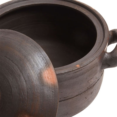 Pot With Lid  Hazel Brown, Handmade in Denmark