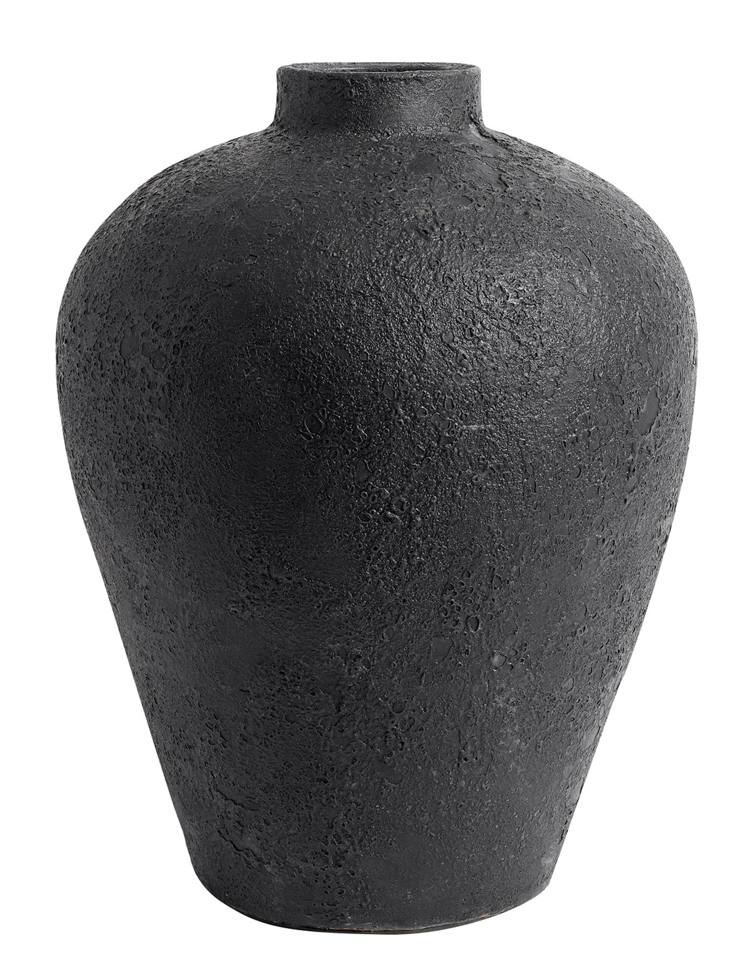 Terracotta Luna Jar, Large Black