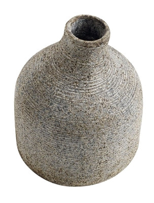 Terracotta Stain Vase Small Grey Brown