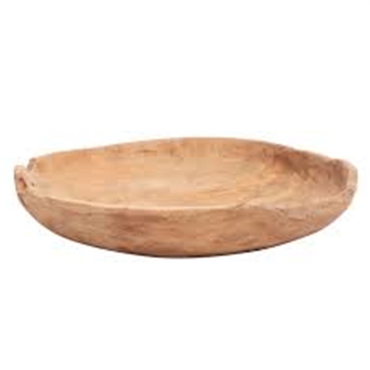 Hailey Teak Root Bowl, Natural Brown