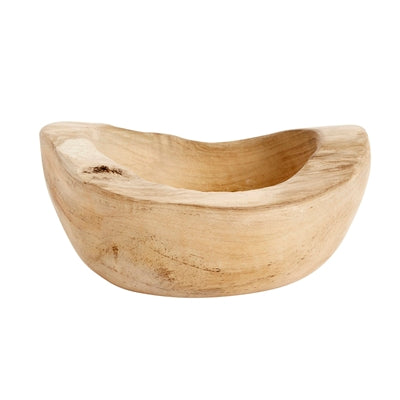 Teak Salt Bowl Nature, Handmade in Denmark