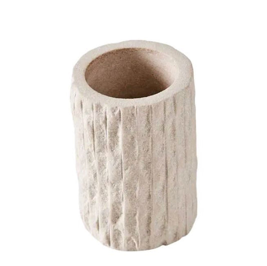 Kama Sandstone Toothbrush Holder, Sand