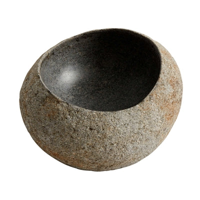 Valley Indonesian River Stone Bowl, Medium